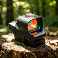 Best-seller HD119A Accessoires de plein air, viseur holographique rechargeable 1x, viseur holographique à point rouge