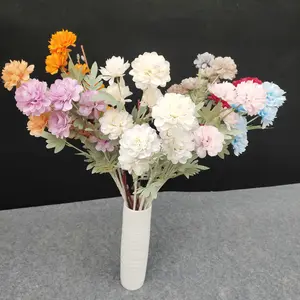 SN-M045 de flores artificiales para boda, ramo de flores falsas para boda, 85cm, gran oferta