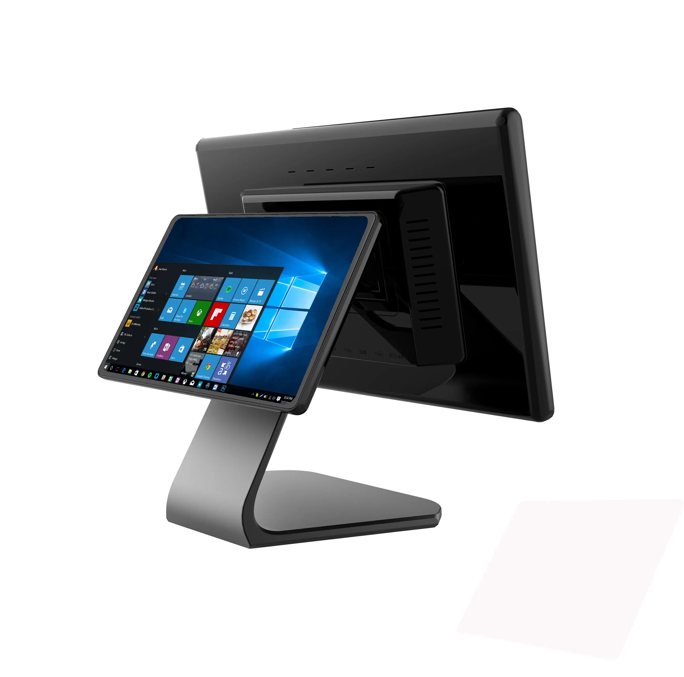 Touch screen 15.6 inch display pos terminal with CPU J1900 win7/win10 system cash register