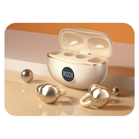 Earbud TWS Nirkabel OEM D151 Model Jepit Telinga Terbuka dengan Layar Digital, Nyaman Dipakai, Suara Stereo, Panggilan Jernih, Earphone Olahraga