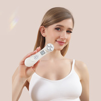 Appareil de massage facial électrique, lifting du visage, resserrement de la peau, multifonctionnel, soin des yeux, étanche, rechargeable par USB, aluminium, portable