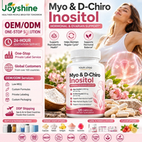 Capsules de Myo-Inositol avec D-Chiro Inositol à logo personnalisé pour soutenir l'équilibre hormonal et la santé reproductive