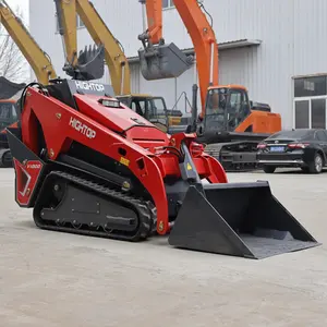 HT-V1000 Mini Skid Steer Loader con secchio per la vendita