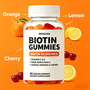 <span class=keywords><strong>Integratori</strong></span> Vitaminici Naturali a Base di Erbe con Logo Personalizzato, Gommose alla Vitamina Biotina al Gusto di Limone per Adulti - Product Image 3