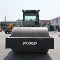 Compacteur vibrant à tambour unique hydraulique diesel de 12, 14 et 16 tonnes à vendre