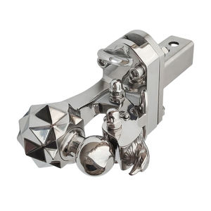 Crochet de remorque en acier inoxydable, compatible avec un récepteur de 2 pouces, <span class=keywords><strong>anneau</strong></span> de suspension et design tête d'aigle, bras d'<span class=keywords><strong>attelage</strong></span> de remorque, accessoires de camping-car - Product Image 4