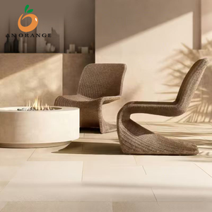 Ensemble de meubles de jardin en rotin tressé moderne pour hôtel, villa, cour et terrasse - Product Image 1