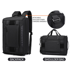 <span class=keywords><strong>Ozuko</strong></span> กระเป๋าแล็ปท็อป9749 3 in 1สำหรับผู้ชาย, กระเป๋าคอมพิวเตอร์17นิ้วสำหรับใส่ทำงาน/ท่องเที่ยว/นักธุรกิจกระเป๋าเอกสารกระเป๋าเป้สะพายหลังแบบพับได้ - Product Image 5