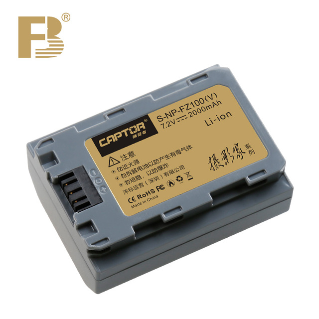 FB-CAPTOR-S-NP-FZ100(V)2000 2000mAH Professional Digital 4k Security Rechargeable Camera Battery