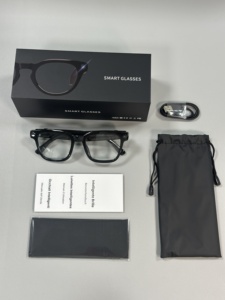 Gafas Inteligentes V03-T5 con IA, Cámara de 8MP, Micrófono Dual con Reducción de Ruido, Traducción por IA, Activación por Voz, 220mAh, Control Táctil - Product Image 1