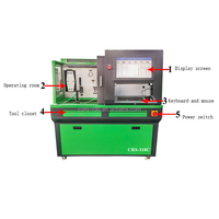 Probador de inyector Common Rail, Analizador de motor eléctrico alimentado por batería, nuevo detector, 2 inyectores, diésel, CA, 2 unidades