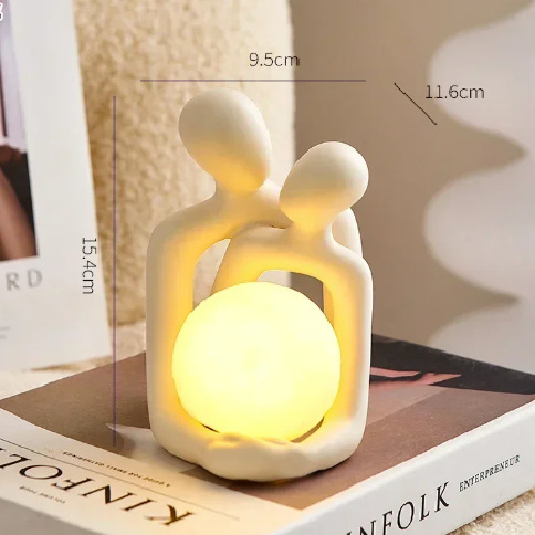Luz nocturna para parejas - ojo grande [con carga USB]