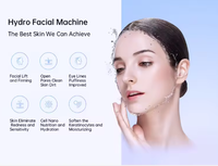 Appareil de rajeunissement cutané 8 en 1 Hydro Dermabrasion, machine faciale H2O2, petit appareil à bulles d'eau Hydra Aqua Peel