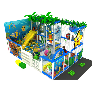 Équipement de divertissement, jeux de sable pour aire de jeux intérieure, aire de jeux sur le thème de l'océan bleu, centre de jeux pour enfants - Product Image 3