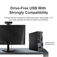 Webcam Desktop Komputer USB HD 1080P dengan Mikrofon Terintegrasi Sensor CMOS untuk Konferensi Video & Pendidikan Jarak Jauh Tersedia