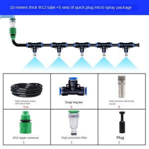 High-Pressure Automatic Watering Artifact 9/12 Pipe Site Dust <b>Spray</b> Equipment PE High Pressure Atomization Garden <b>Spray</b> Nozzle - Product Image 6