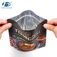 Sachets Doypack personnalisés à fermeture éclair refermable haute barrière pour sauces et gâteaux de riz