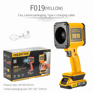 Ventilateur à turbine à batterie lithium 18V, souffleur industriel haute puissance avec une poussée de 650G et une longue autonomie - Product Image 3