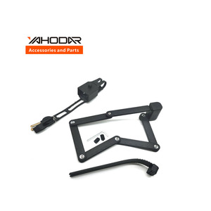 Yahodar Hot Bán Thép Không Gỉ Gấp Khóa Cao An Ninh Chống Trộm Có Thể Gập Lại Xe Đạp Khóa Trọng Lượng Nhẹ Xe Đạp Khóa Với 2 Phím - Product Image 6