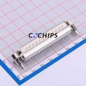 X0237WT7W5 D-Sub/VGA Connector Through hole Component (THT) Connector Standard D-Sub Male 37P Through Hole - Product Image 2