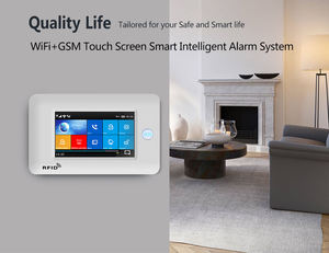 Système d'alarme domestique sans fil intelligent TY-106 avec écran tactile IPS large, WiFi, GSM, compatible Tuya et Alexa, anti-intrusion - Product Image 2