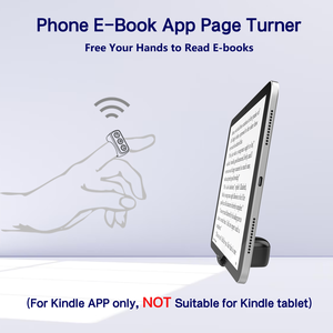 Volteador de página remoto inalámbrico con anillo de desplazamiento inteligente controlado por aplicación TikTok con funda de plástico con controlador de música para aplicación <span class=keywords><strong>Kindle</strong></span> - Product Image 4