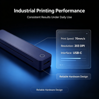 Printer Thermal Portabel A4 Grosir A403 Langsung dari Pabrik Tipe-C 2600mAh Harga Grosir Dropshipping