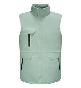 <span class=keywords><strong>Chaleco</strong></span> de Terciopelo de Alta Gama, Ropa de Trabajo, <span class=keywords><strong>Chaleco</strong></span> <span class=keywords><strong>Acolchado</strong></span> Cálido para Hombre y <span class=keywords><strong>Mujer</strong></span>, Estampado para Otoño e Invierno - Product Image 4