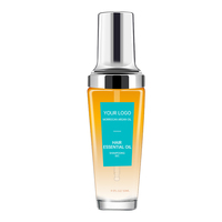 Impression privée, vente en gros, huile d'argan, produit de soins capillaires, série à base de plantes, réparation des cheveux, huile d'argan biologique, maroc