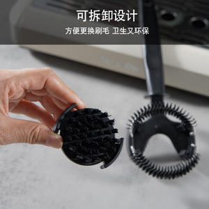 แปรงทำความสะอาดเครื่องชงกาแฟ ที่จับหัวชงกาแฟ วัสดุ ABS สำหรับร้านกาแฟ - Product Image 2