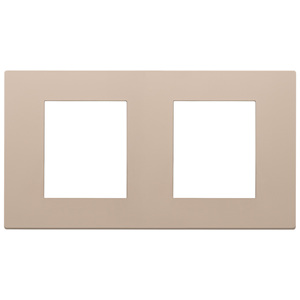 Clay <b>Wall</b> Switch <b>Plate</b> 2 Gang 20mm x 9.5mm x 0.9mm For Electrical Outlet Cover - Product Image 1