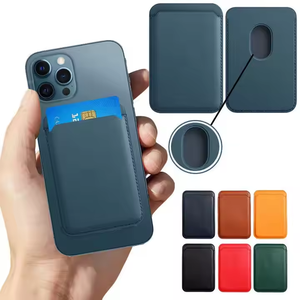 Fort aimant <span class=keywords><strong>Mag</strong></span> PU cuir coffres-forts porte-cartes magnétiques Original Design personnalisé téléphone carte portefeuille pour <span class=keywords><strong>Apple</strong></span> téléphone - Product Image 3
