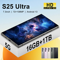 Smartphone S25 Ultra en Oferta, 16GB+1TB, Android 15.0, 5G, con Lápiz Integrado, Doble SIM, 108MP, Octa Core HD, Francés