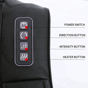 Luyao coche eléctrico hogar masaje Shiatsu espalda hombro cuello masajeador multifuncional chal infrarrojo calentado amasado masajeador - Product Image 5