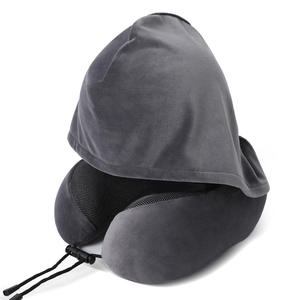 Bantal Perjalanan yang Dapat Disesuaikan dengan Busa Memori, Desain Berkerudung untuk Perjalanan & Berkemah, untuk Hadiah Promosi & Bisnis - Product Image 3