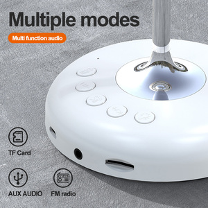 Haut-parleur Lampe de <span class=keywords><strong>Bureau</strong></span> Portable JY-35 avec Appels Mains Libres, Radio FM, Lecteur <span class=keywords><strong>Carte</strong></span> TF, Lumière LED Bleue, Bluetooth Sans Fil TWS, Étanche, 5W - Product Image 5