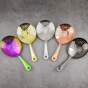 Colador de Barra Julep con Logotipo Personalizado, Acero Inoxidable SS304, Recubrimiento de Color, Colador de Hielo para Martini, Cuchara para Mezclar Bebidas - Product Image 1