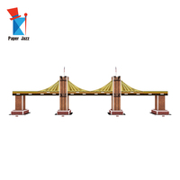 Modèle en papier du pont de Brooklyn, vente en gros, nouveaux designs, puzzles 3D, jeux, jouets