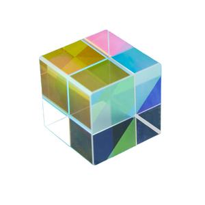 TAXA Mini 20*20*20mm <span class=keywords><strong>BK7</strong></span>/H-K9L Vidro Óptico X-Cube Prisma Transparente Superfície 60/40 Qualidade Personalizável Tamanho Física - Product Image 2