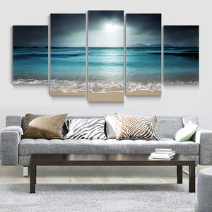 Ordini all'Ingrosso di Stampe su Tela Personalizzate, Quadri Multipli, Decorazioni per la Casa, Arte Murale, Paesaggi Moderni Personalizzati - Product Image 4