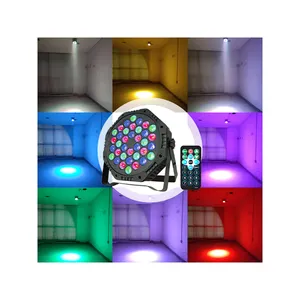 36 luzes LED para palco RGB DJ LED par luz com som ativado por controle remoto iluminação para palco