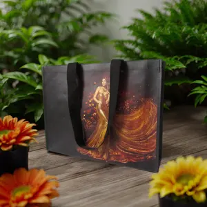 Top Supplier Promotional Wholesale Custom gloss lamination non woven bag