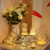 Guirlande lumineuse LED à piles avec télécommande, fil de cuivre, pour décoration murale de chambre, mariage, sapin de Noël