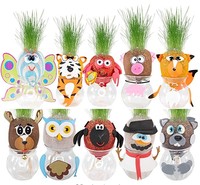 Nouvelle poupée de noël créative pour enfants, pot de plantes mignonnes sur le bureau