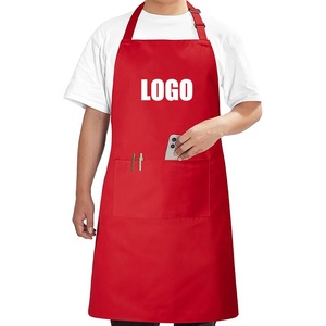 Tablier de cuisine personnalisé avec logo, professionnel pour barbier, salon, serveur, avec poches, réglable, noir et blanc, pour hommes et femmes - Product Image 5