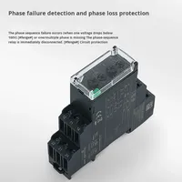 Relais de protection de séquence de phase pour automatisation industrielle PLC Sch Nei Der RM22TG20 RM22TR33, surveillance triphasée, 220V 1