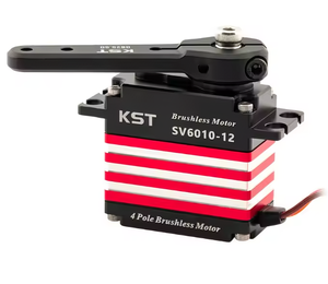 <span class=keywords><strong>KST</strong></span> SV6010-12 70Kgf.cm 0.09sec DC12V Servomotor Digital HV sin Escobillas de Aleación de Aluminio y Acero Endurecido con Micro Engranajes Metálicos para Gran Escala - Product Image 1