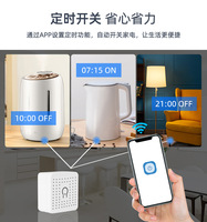 Mini commutateur WiFi intelligent pour système domestique intelligent Alexa/Google Home commande vocale 2 voies 16A 240V fonction de synchronisation CE/FCC 220V