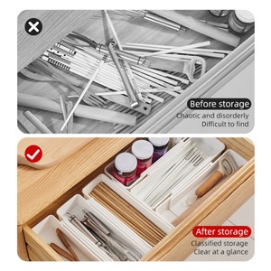 New Plastic Retractable Expandable Home Cabinet Space <b>Storage</b> Expanding File Folder Organizer <b>Storage</b> <b>Box</b> for Household - Product Image 2