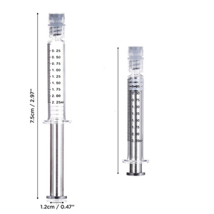 शानदार बड़े छोटे सिरिंज लुयर कैप 1 एमएल 3 मिली 5 मिली 10 मिली ग्लास सीरिंज और कार मोटरसाइकिल और साइकिल के रेसिंग तेल के लिए - Product Image 4